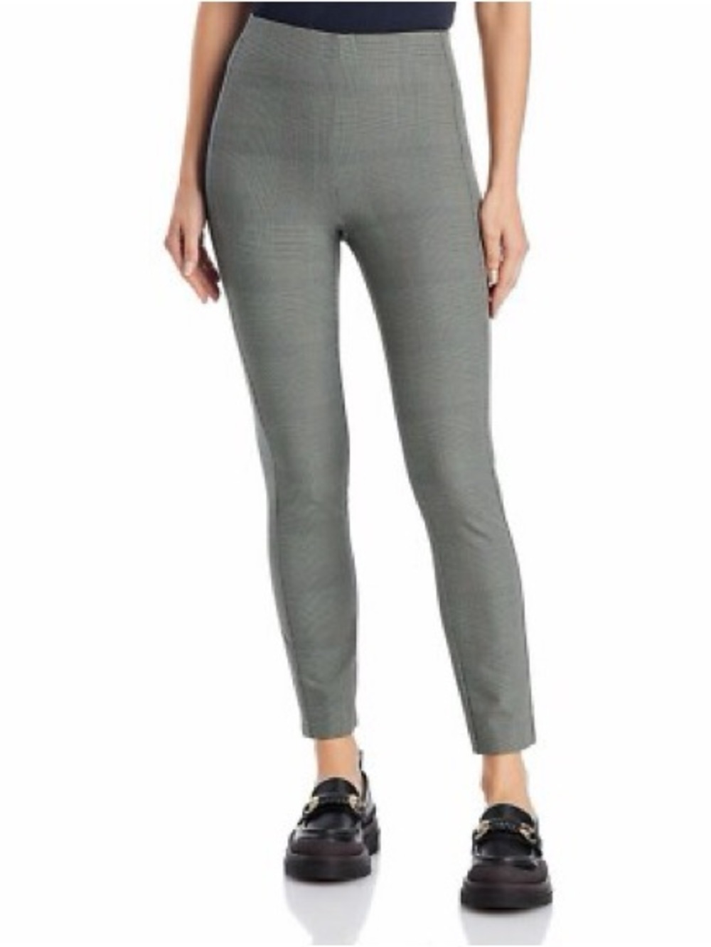 rag & bone Simone Pant in Green Plaid Gray & Black XS